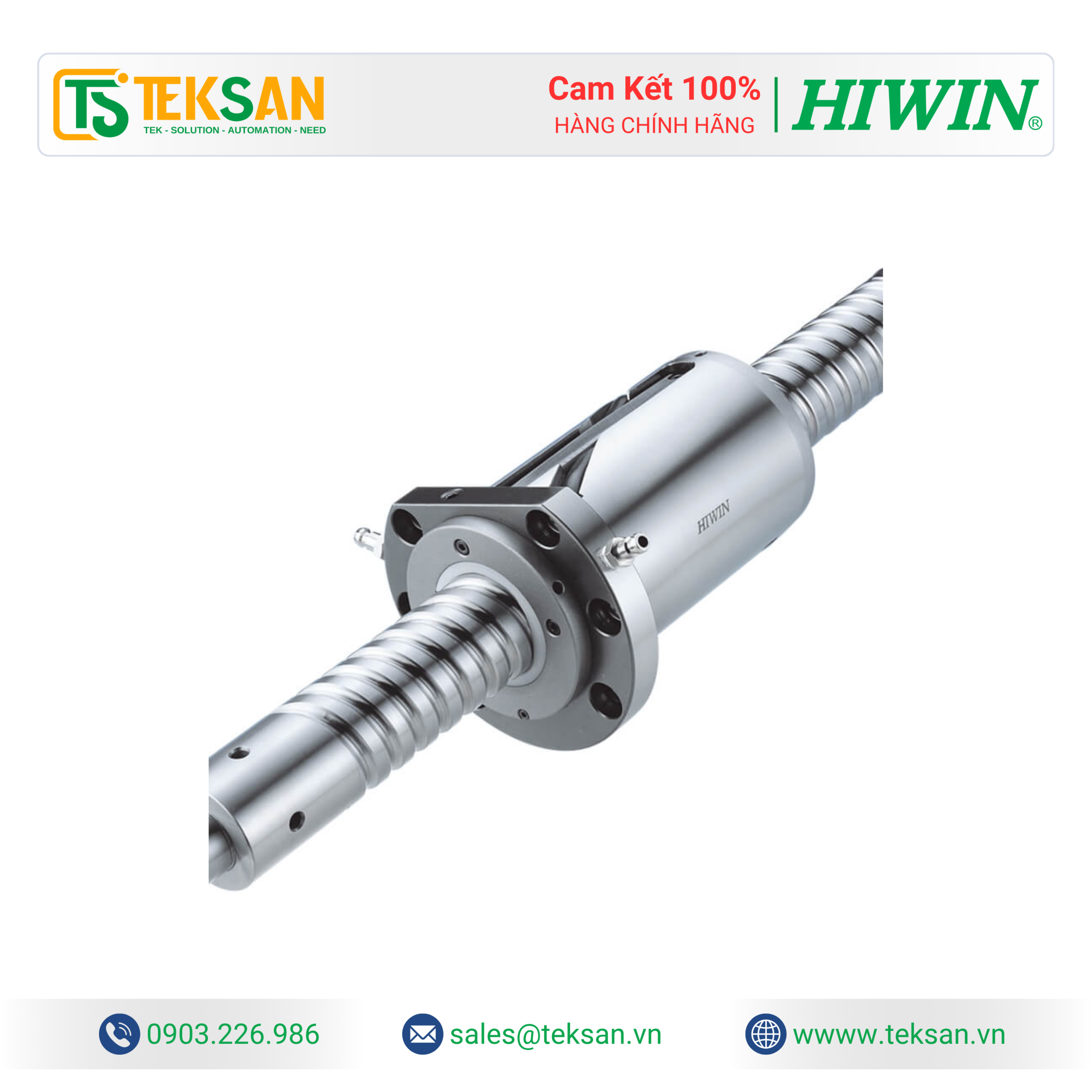 Cool Type I Ballscrew HIWIN-Cool-Type-I-Ballscrew - Ảnh 1