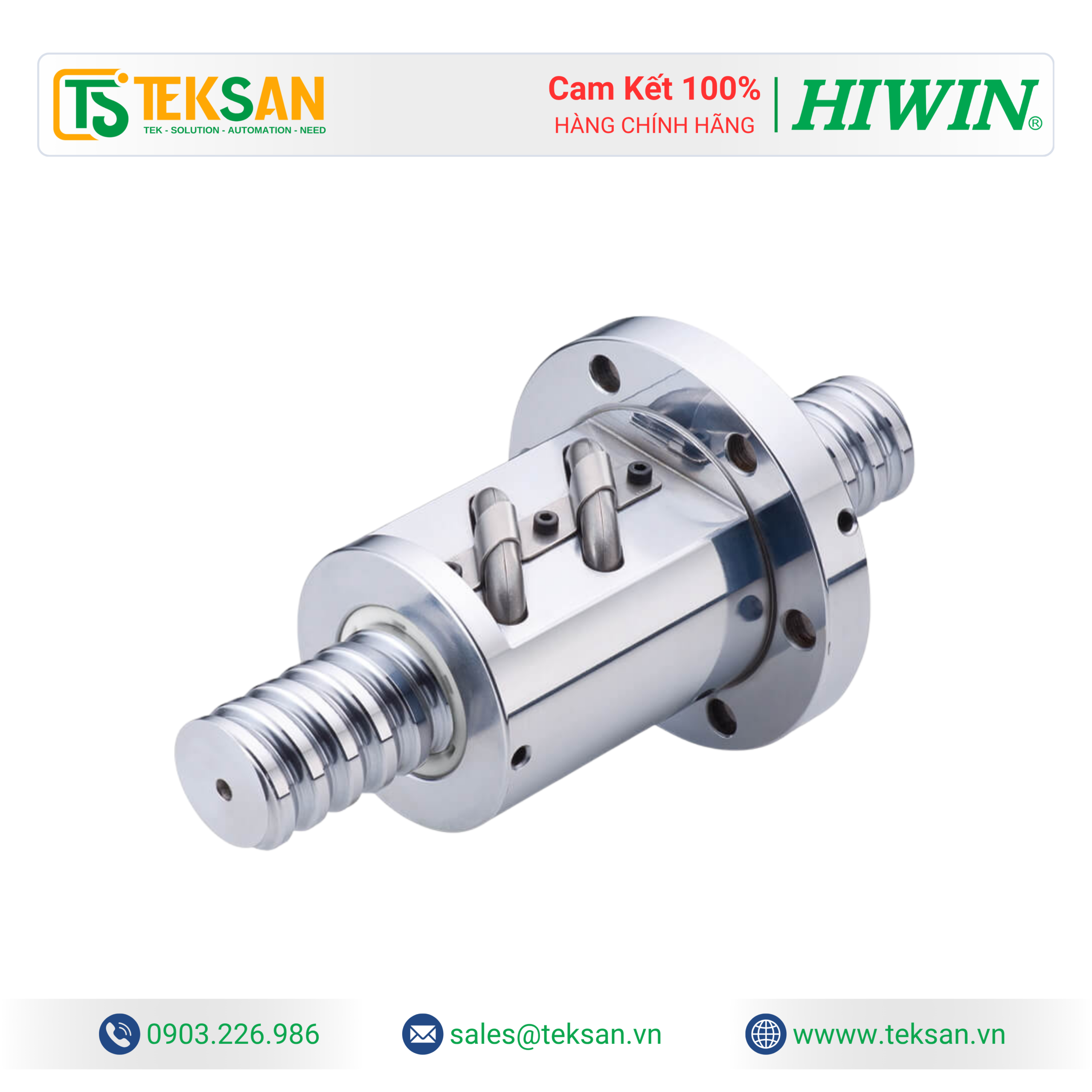 External Recirculation Type Ballscrew HIWIN External Recirculation Type Ballscrew - Ảnh 1