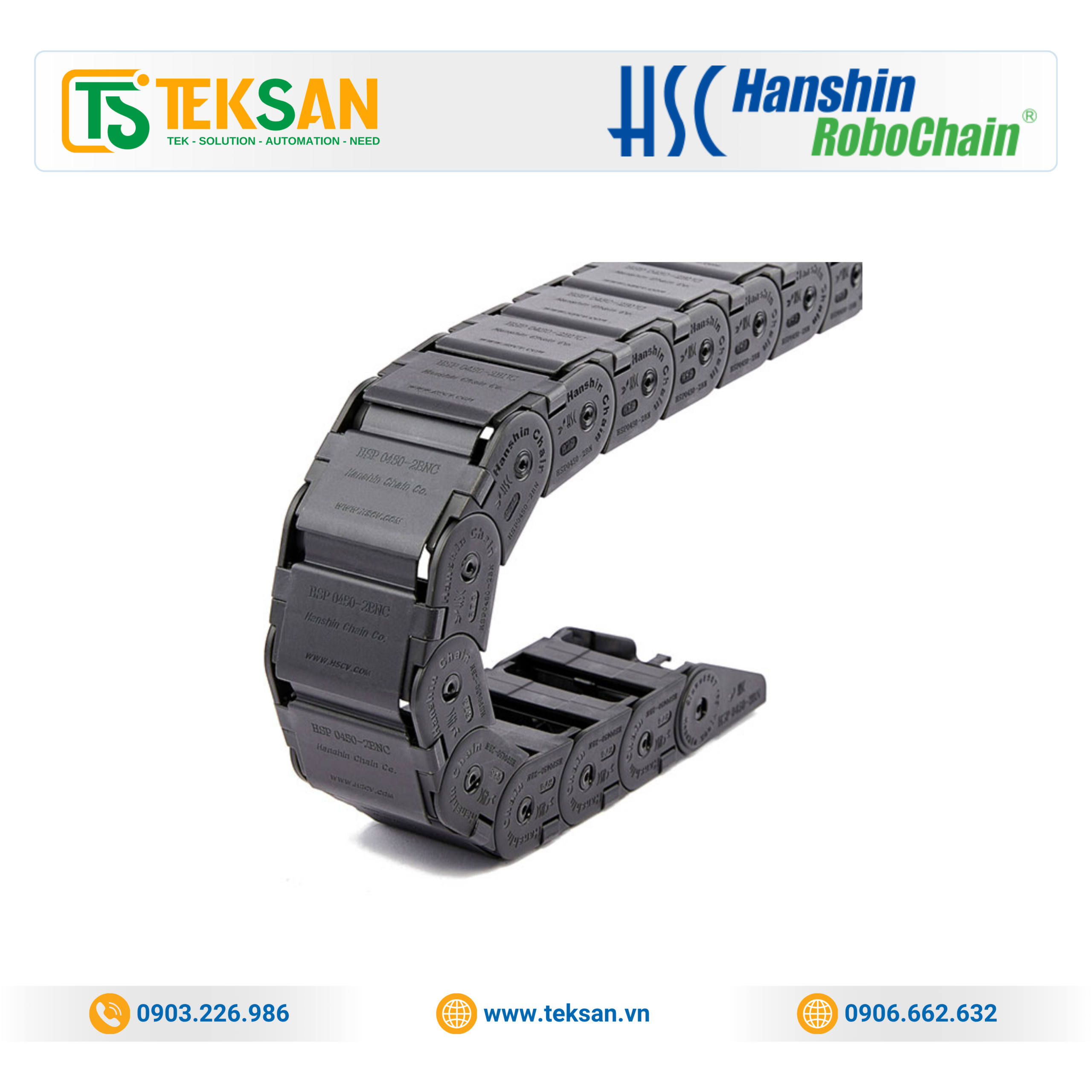 Hanshin HSP NC Xích Nhựa Hanshin HSP NC - Ảnh 1