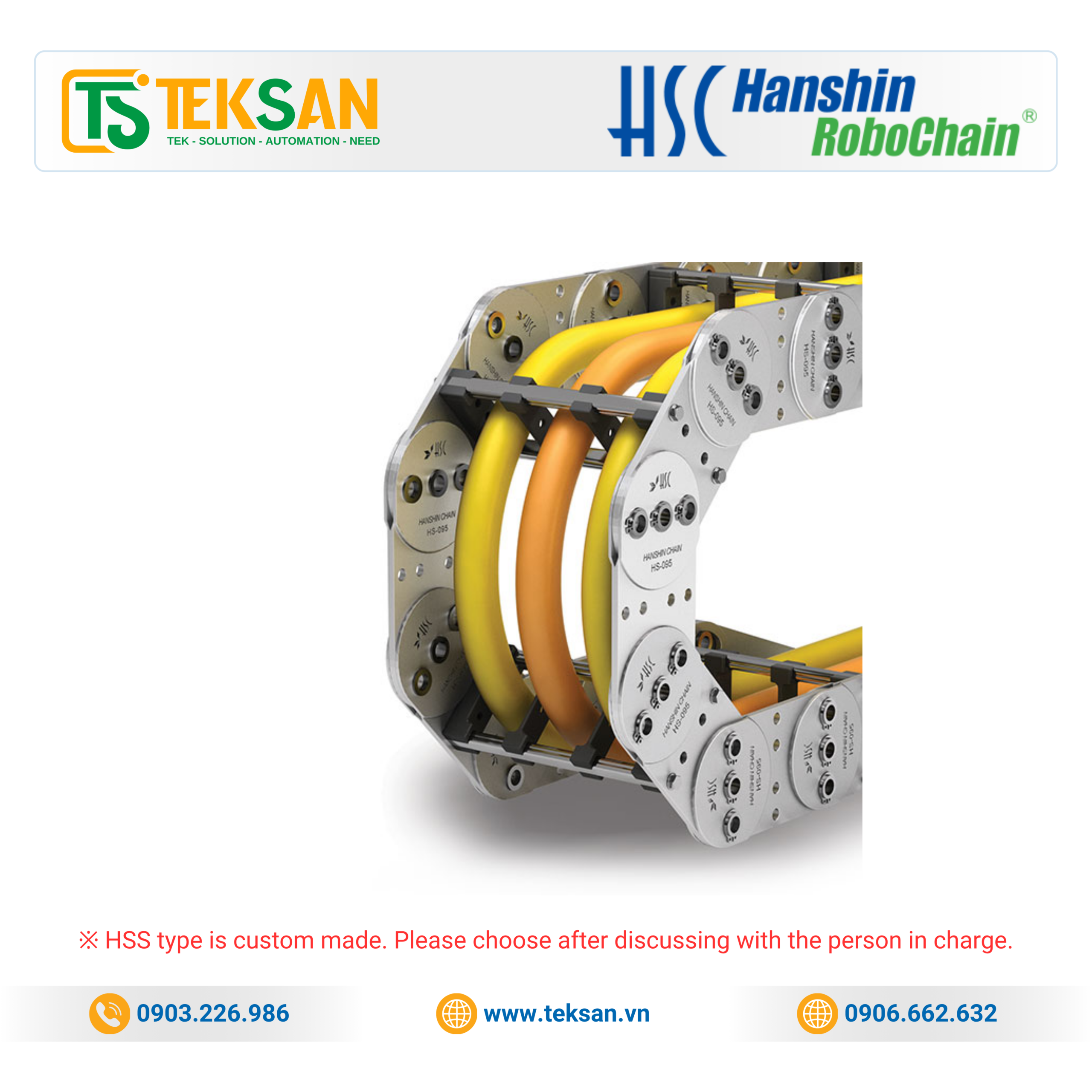 Hanshin HSS Xích Nhựa Hanshin HSS - Ảnh 1