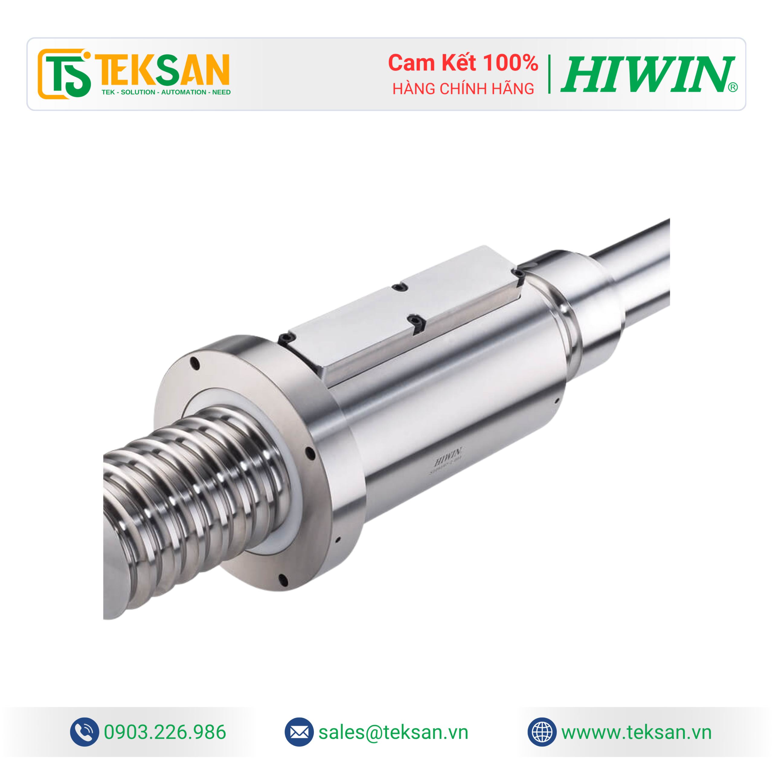 Heavy Load Series Ballscrew HIWIN Heavy Load Series Ballscrew - Ảnh 1
