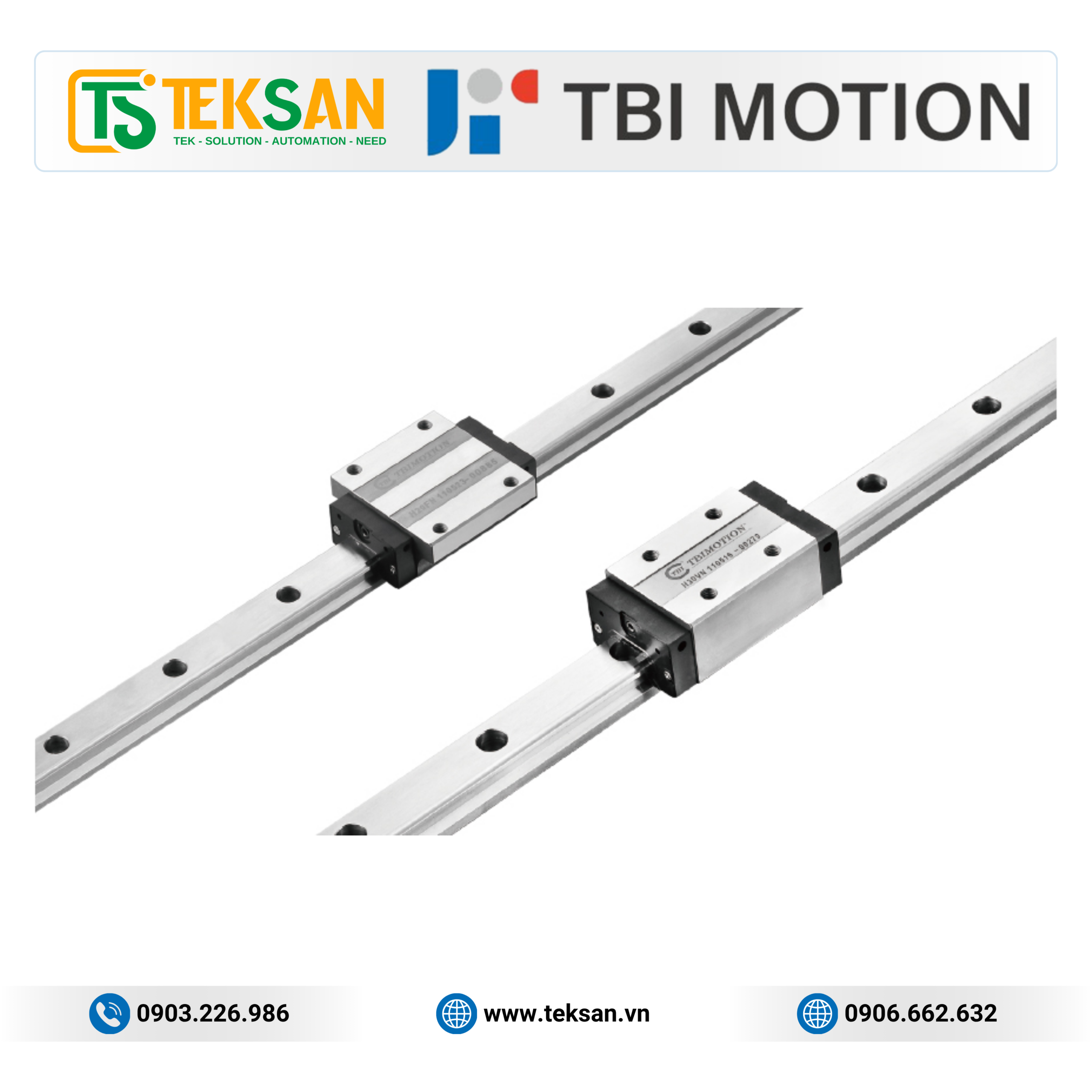 TBI Intelligent Linear Guide - SR Series TBI Motion Intelligent Linear Guide SR Series – Thanh trượt dẫn hướng thông minh Giải pháp Linear Guide cho nhà máy thông minh và tự động hóa thế hệ mới - Ảnh 1