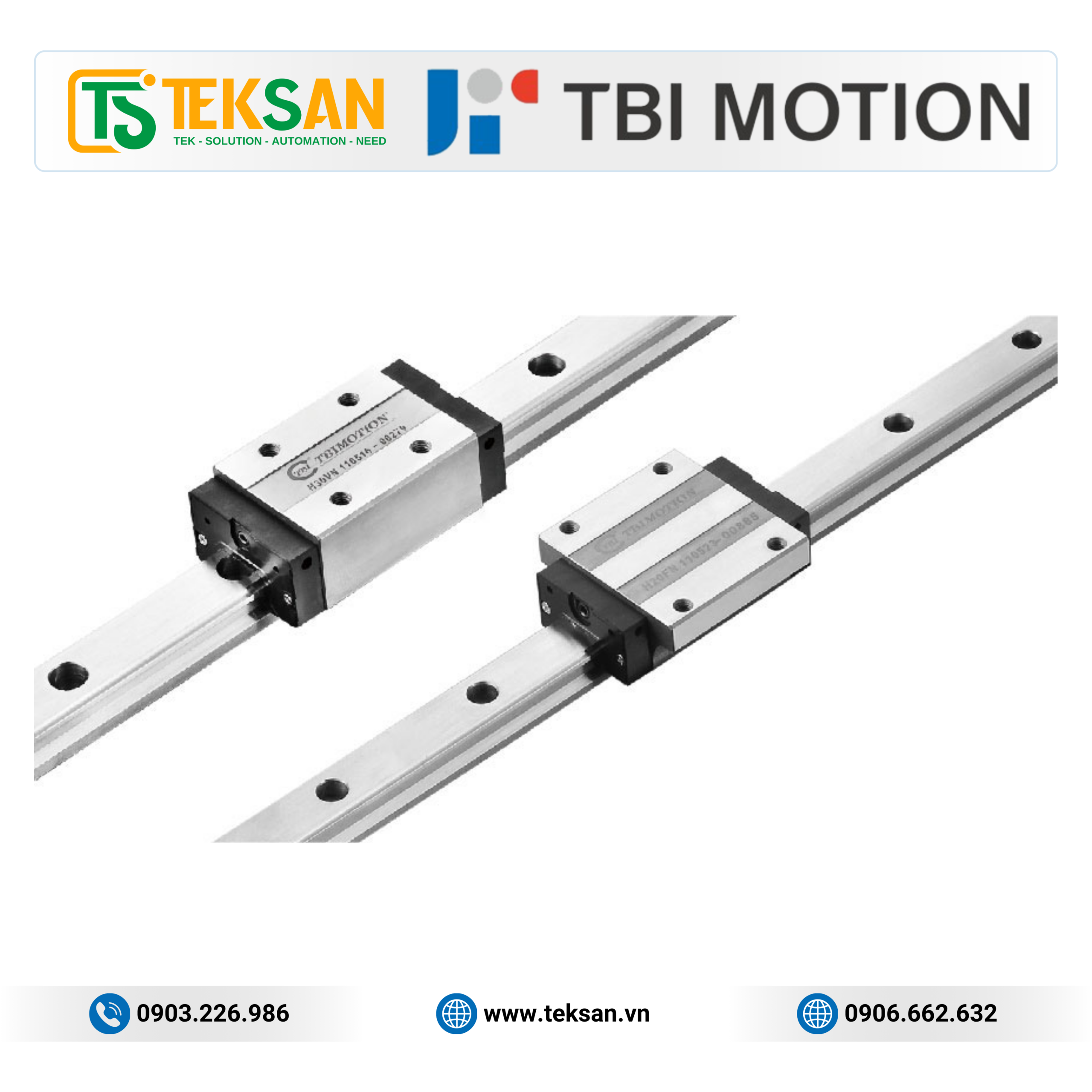 TBI International Standard TR Series - Linear Guide Thanh trượt dẫn hướng TBI Motion TR Series – Giải pháp dẫn hướng tiêu chuẩn quốc tế cho máy CNC và hệ thống tự động hóa - Ảnh 1