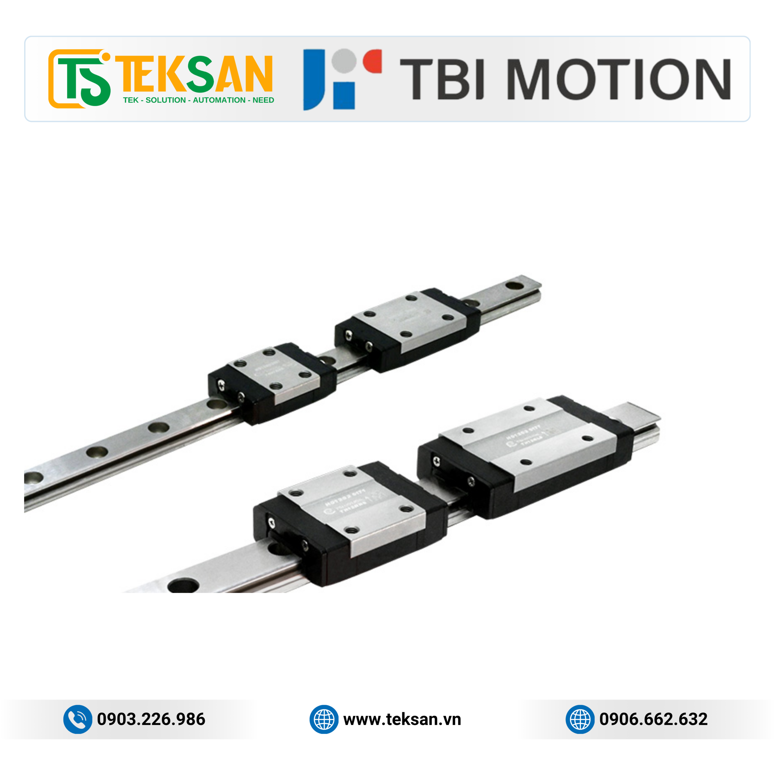 TBI Miniature Linear Guide Linear Motor Actuator TBI Motion Thanh trượt dẫn hướng mini TBI Motion TH-N & TM-W Series – Giải pháp dẫn hướng chính xác cho thiết bị nhỏ gọn - Ảnh 1